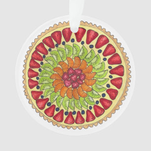 Adorno Tarte aux Fruits Fruit Tart Pie Pasta Francesa