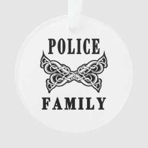 Adorno Tatuaje de la familia de la policía