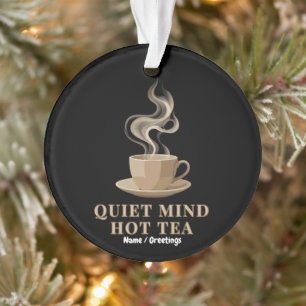 Adorno Té Caliente Mente Tranquila Minimalista Estética P