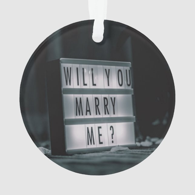 Adorno ¿Te Casarás Conmigo? Propuesta matrimonial románti (Reverso)