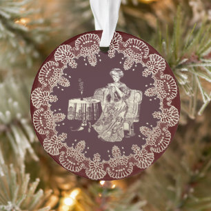 Adorno té de la dama