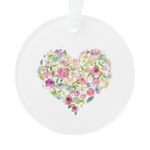 Te Encanto Corazón Floral Rosa Dulce Valentine