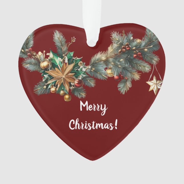 Adorno Te quiero Navidades (Anverso)