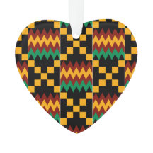 Tela Kente Amarillo, Verde, Rojo, Negro