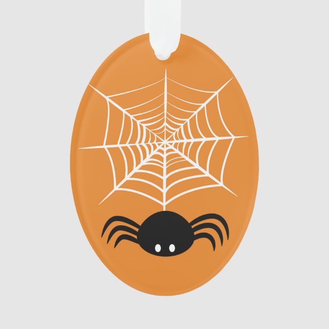 Adorno Telaraña de Halloween  (Anverso)