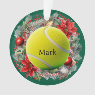 Adorno Tema de los Navidades de tenis