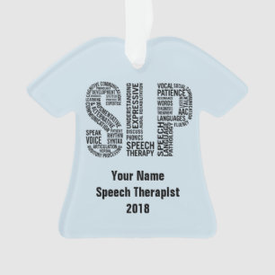 Adorno Terapeuta de discurso SLP