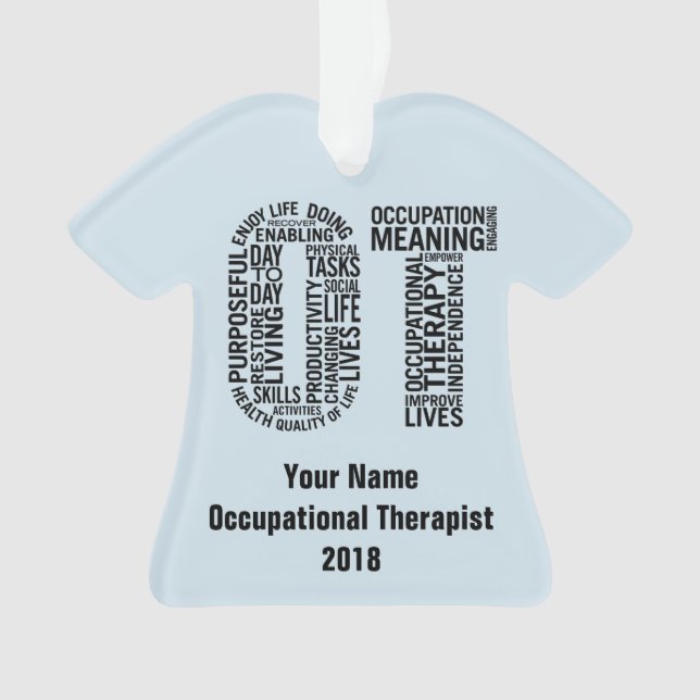 Adorno Terapeuta profesional OT (Anverso)