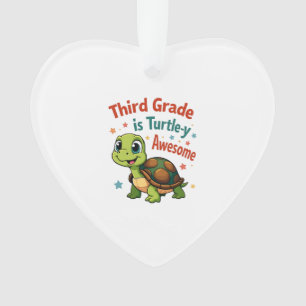 Adorno Tercer grado Tortuga-increíble Camiseta de vuelta 