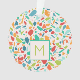 Adorno Terrazo Colorido Arquitectónico Diseñador INICIAL