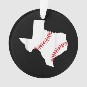 Adorno Texas Béisbol Estado divertido Texas Béisbol