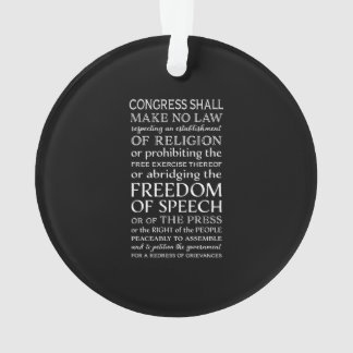 Adorno Texto de la Declaración de Derechos de la libertad