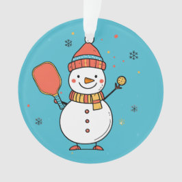 Adorno Texto personalizado Dinking Snowman