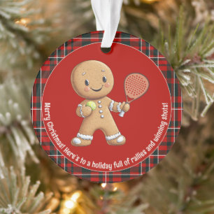 Adorno 🎾 texto 🎄 Personalizado, Padel Powered Navidades