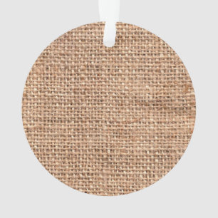 Adorno Textura rústica de la arpillera de Brown