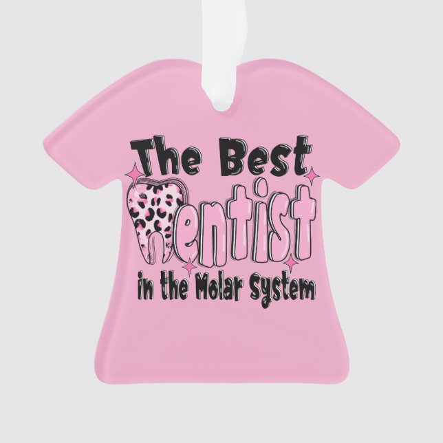 Adorno The Best Dentist in the Molar System Christmas (Anverso)