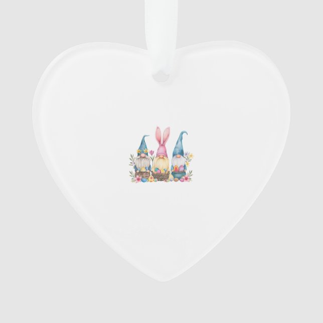 Adorno Three Gnome Easter Gnome Easter Egg T-Shirt (Anverso)