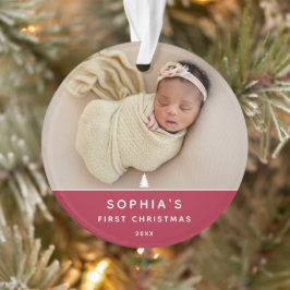 Adorno Tiempo más maravilloso del año Baby's First Christ