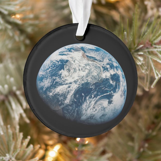 Adorno Tierra Tomada De La Nave Espacial Aollo 8. (Árbol)