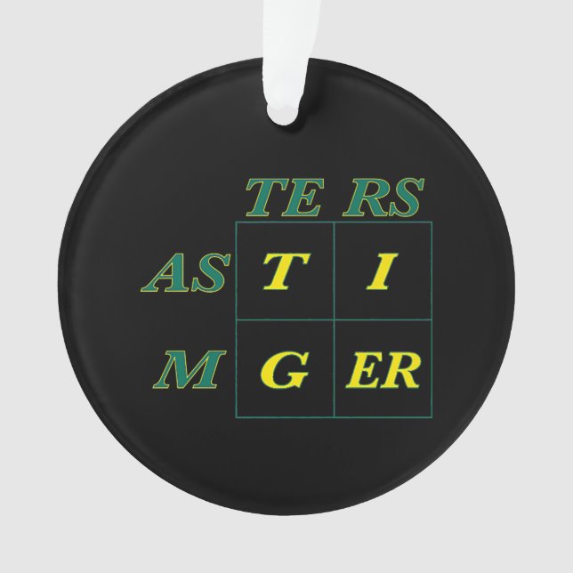 Adorno Tiger Goat Woods Masters (Anverso)