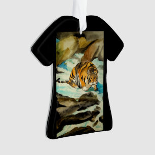 Adorno Tigre acuarela