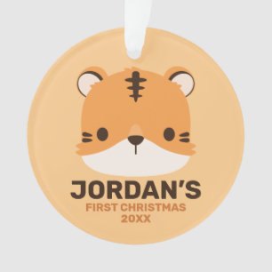 Adorno Tigre lindo con nombre personalizado