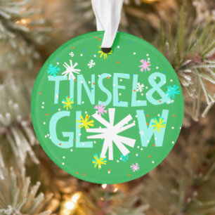 Adorno Tinsel y Glow