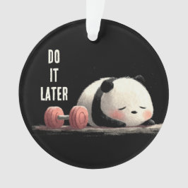 Adorno Tired Panda Gym – Cute Funny Workout Art