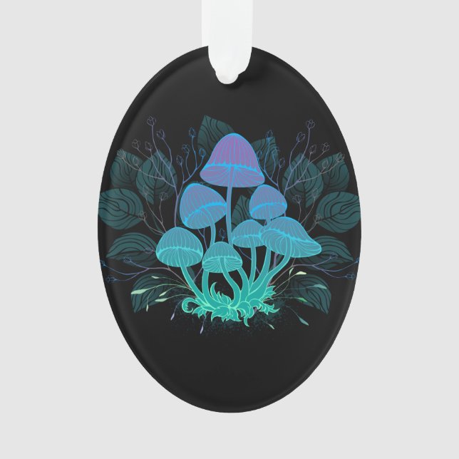 Adorno Toadstools en Bushes (Anverso)