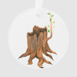 Adorno Tocón de árbol de Jesse del advenimiento