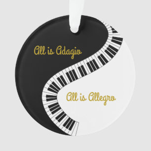 Adorno Todo es Adagio, todo es Allegro Piano