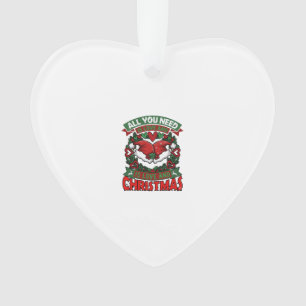Adorno Todo lo que necesitas es amor Navidades Gorros de