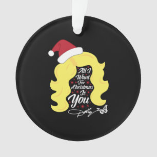 Adorno Todo lo que quiero Navidades Dolly Wig