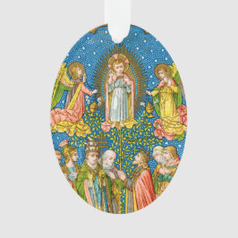 Adorno Todos los santos adoran el (VVP OO2) con el óvalo