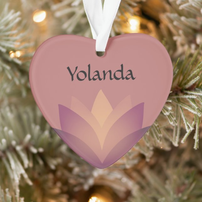 Adorno Tonos de las flores de Mauve Lotus (Árbol)