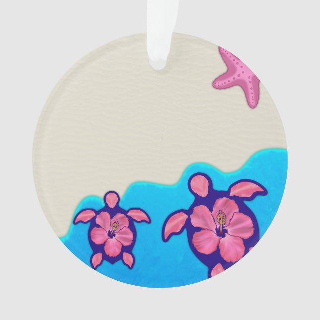 Adorno Tortugas rosadas de Honu (Anverso)