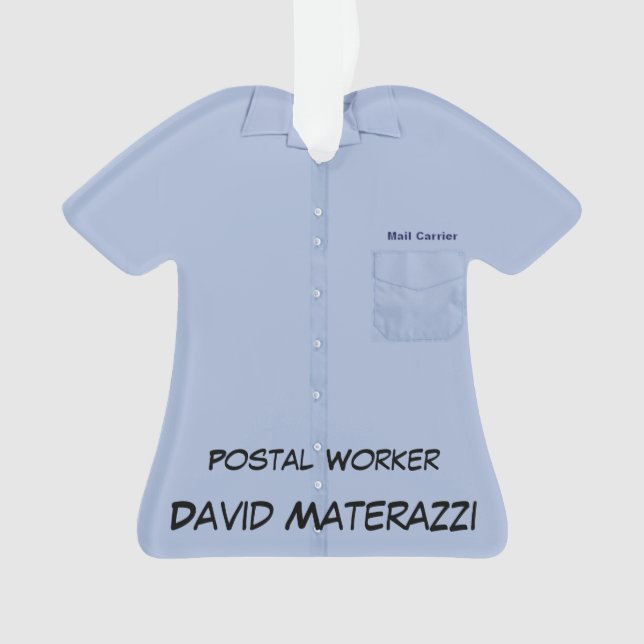 Adorno Trabajador postal (Anverso)