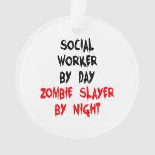 Adorno Trabajador social de Zombie Slayer