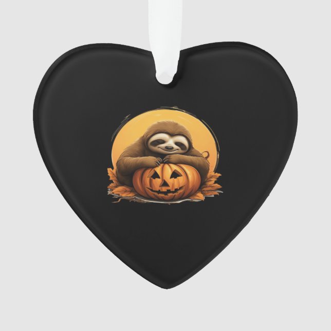 Adorno Tragedia durmiente y calabaza de Halloween Classic (Anverso)