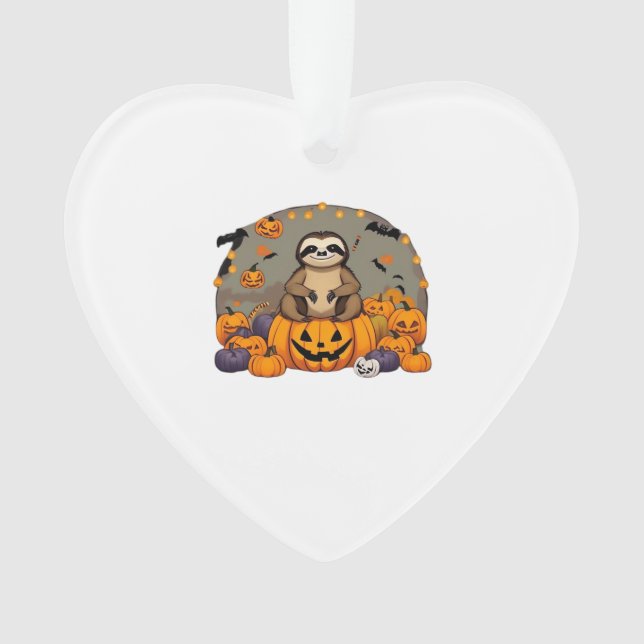 Adorno Traslado clásico de esloth-o-ween (Anverso)