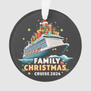 Adorno Travesía de Navidades familiares de crucero 2024