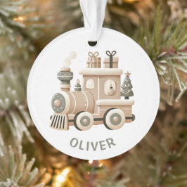 Adorno Tren de Navidad personalizado para niños