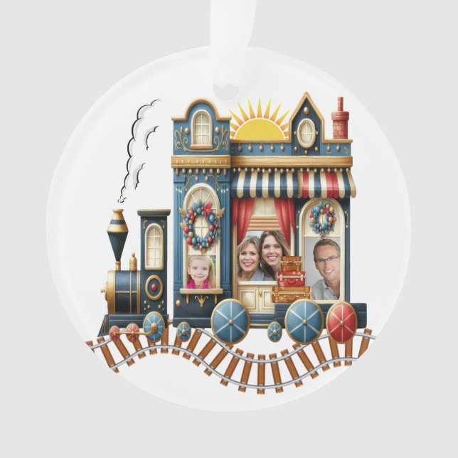 Adorno Tren fotográfico preciso en todas las ocasiones (Anverso)