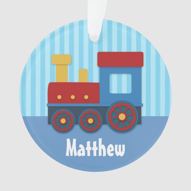 Adorno Tren lindo y colorido para los muchachos (Anverso)