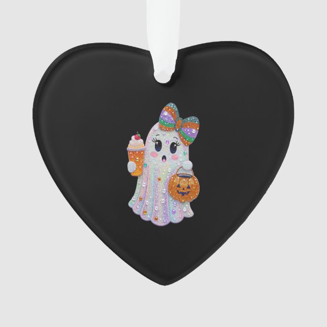 Adorno Trendy Halloween Rhinestones Ghost (Anverso)