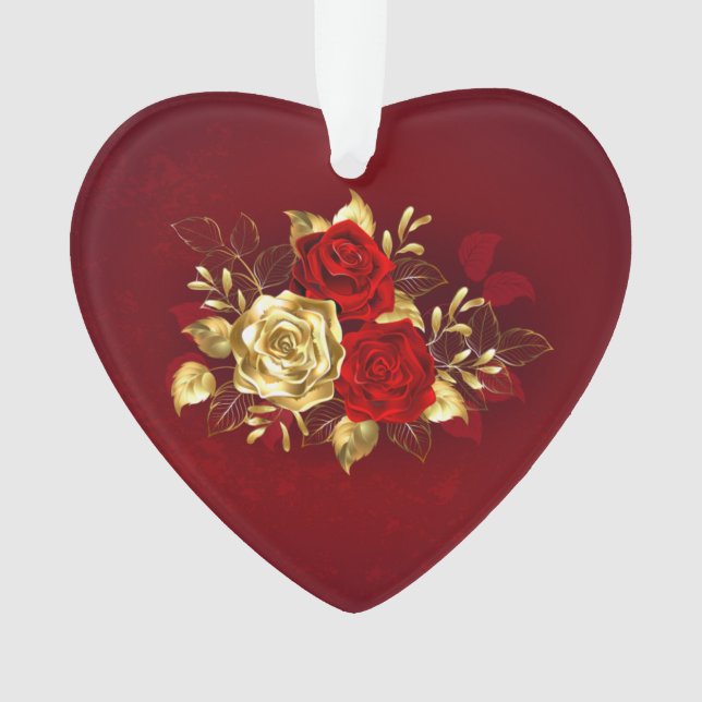 Adorno Tres Rosas Joyas (Anverso)