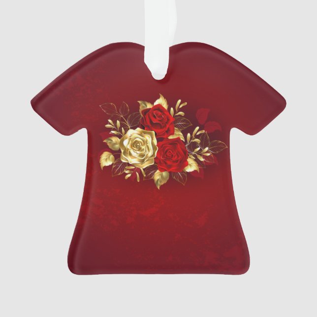 Adorno Tres Rosas Joyas (Anverso)