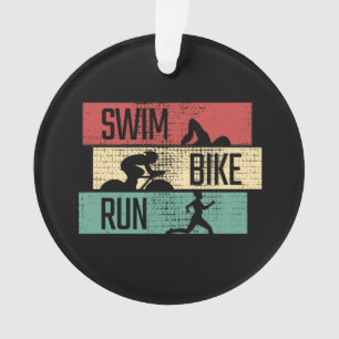 Adorno Triatlón - Huida en bicicleta de natación