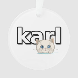 Adorno Tributo a Karl Lagerfeld