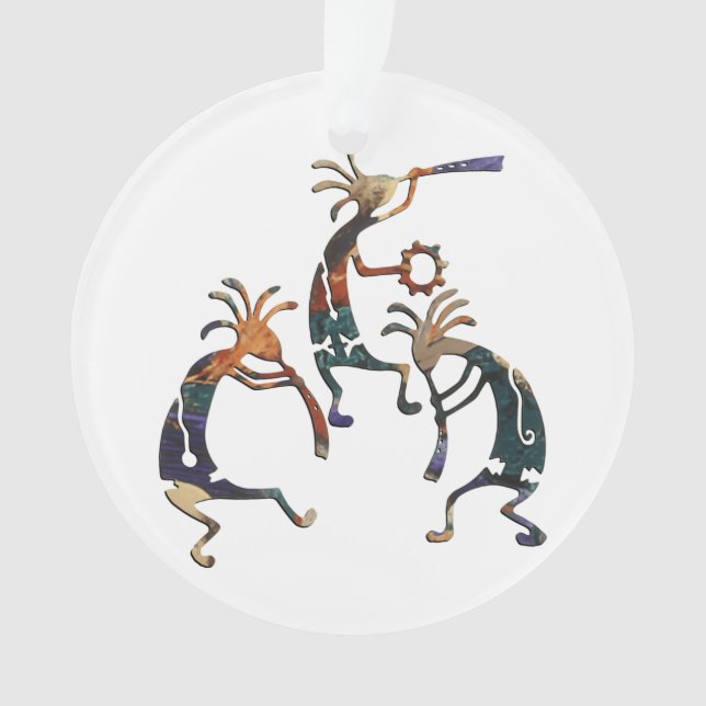 Adorno Trío musical de KOKOPELLI + tus ideas (Anverso)
